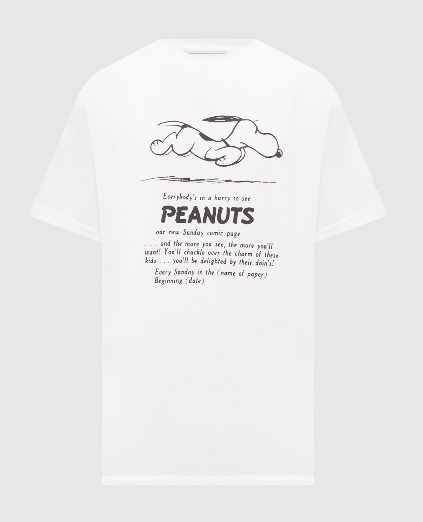 White T-shirt with print