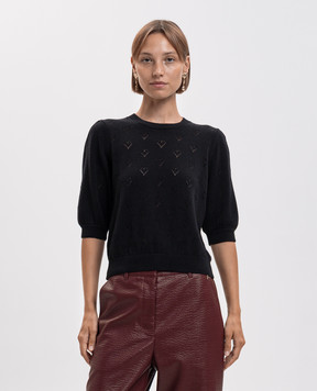 Twinset Black cashmere top 262TP3020