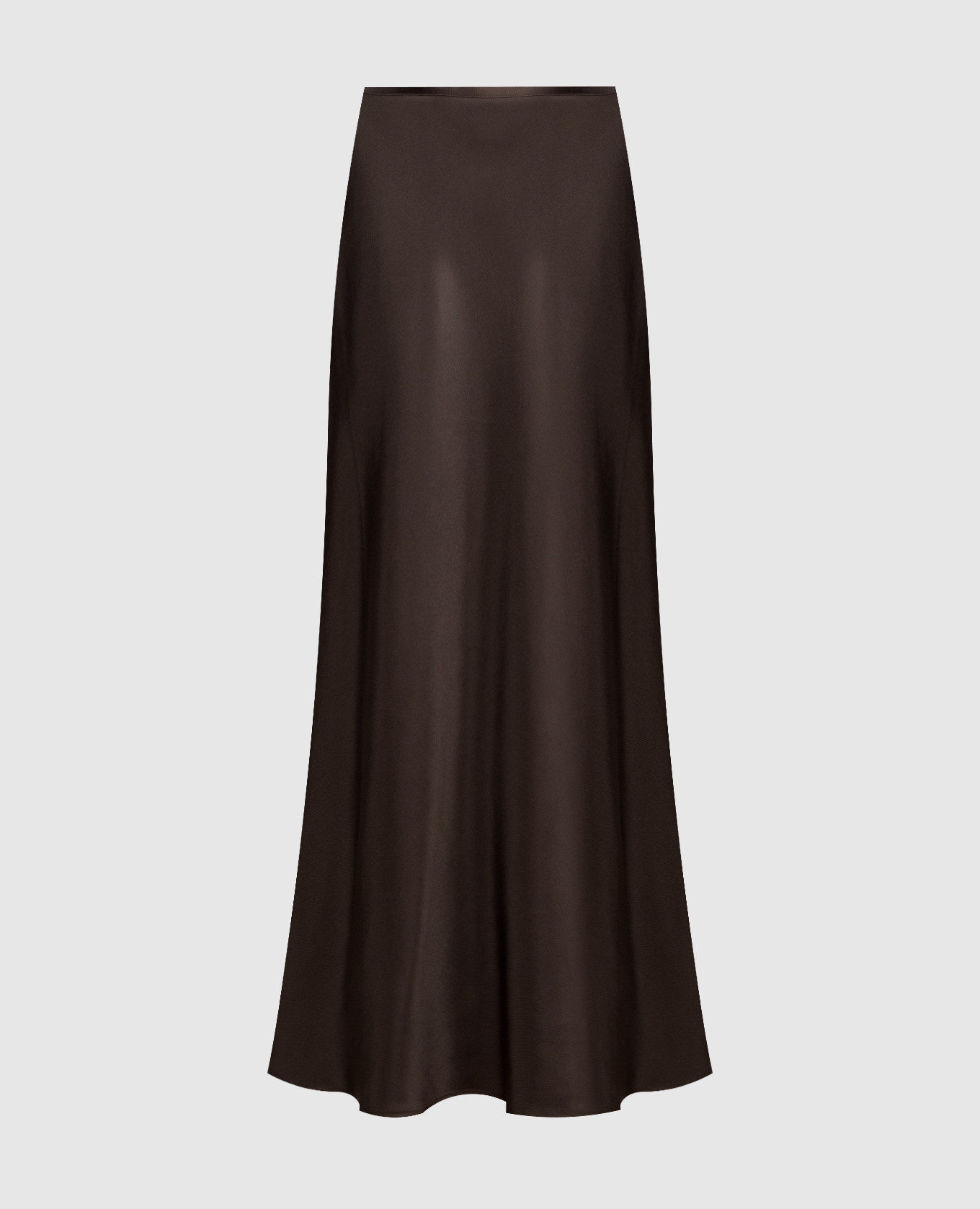 ELI brown silk skirt