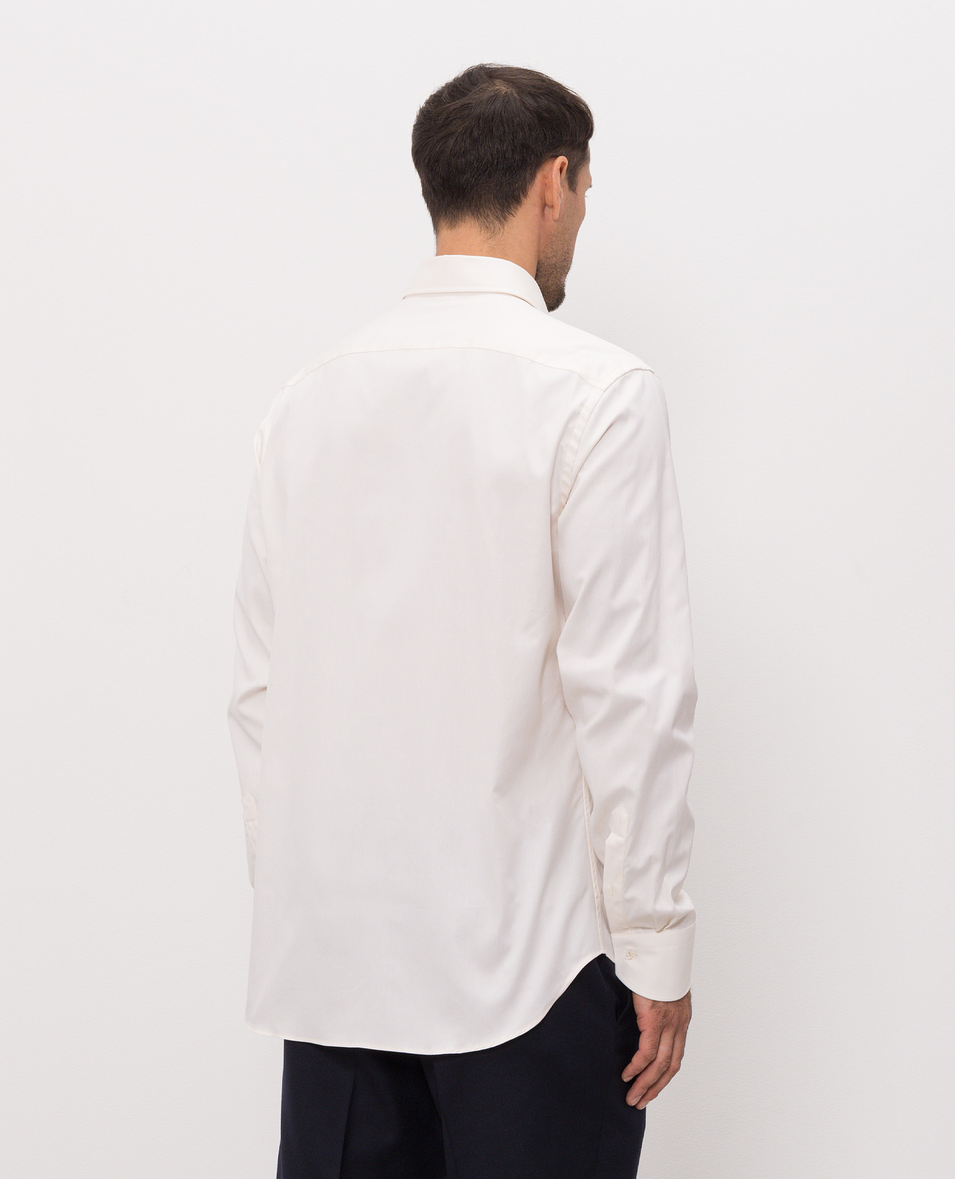 Ivory shirt Canali 4