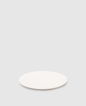 Geminiano Cozzi 1765 White porcelain saucer for coffee cup Positano LGCGU061000