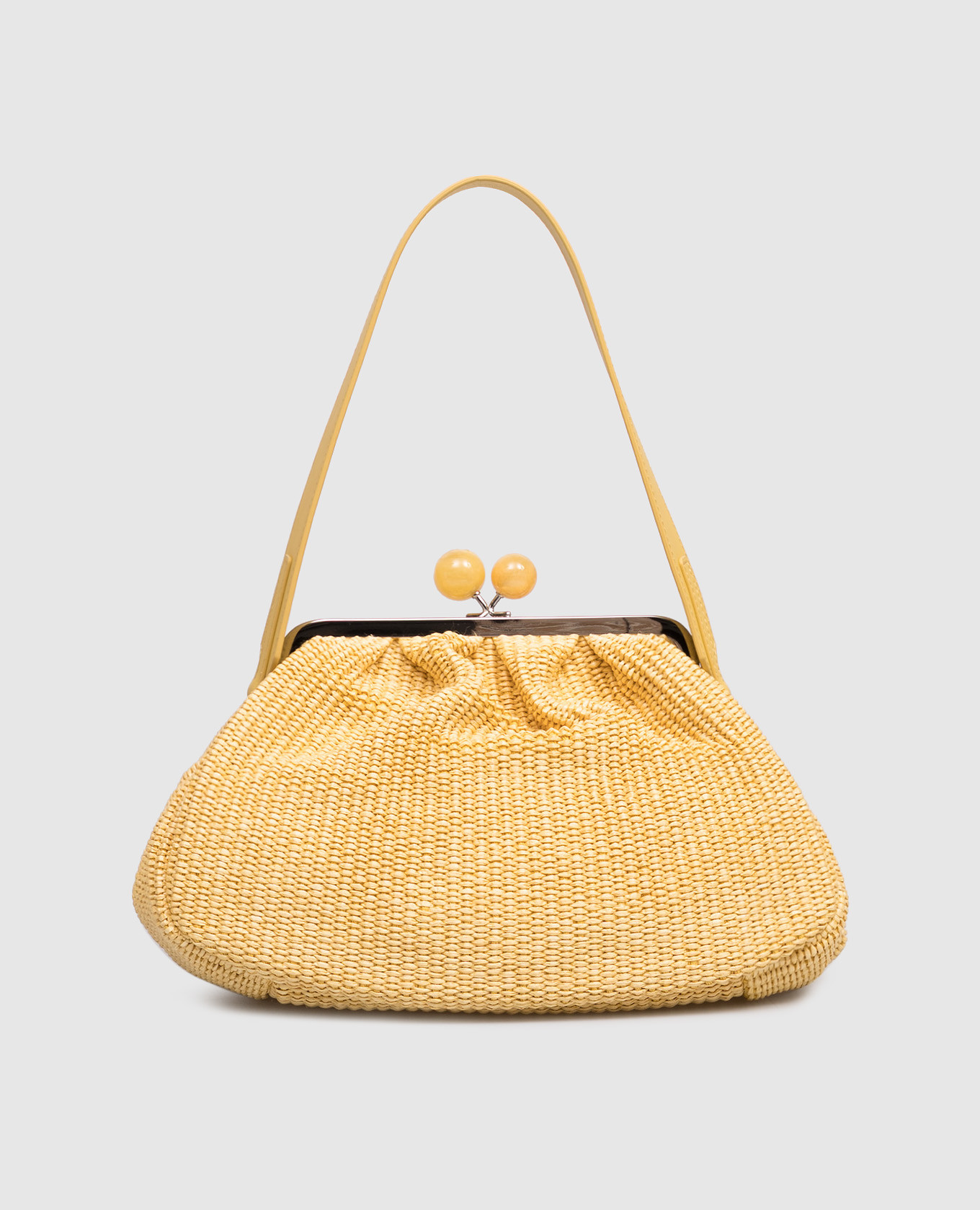 

Yellow woven bag FORTUNA Max Mara Weekend