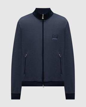 Bilancioni Blue sports jacket with silk BE26CJ3TE7