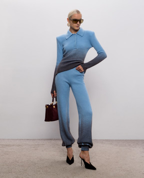 Rowen Rose Blue sweater with wool RRK552