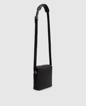 Stefano Ricci Black leather bag with Asia embossing ND155GTPMR1MR