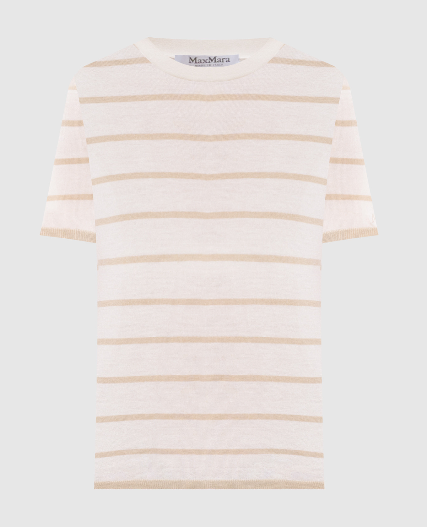 FAVETTA ivory cashmere and silk top Max Mara