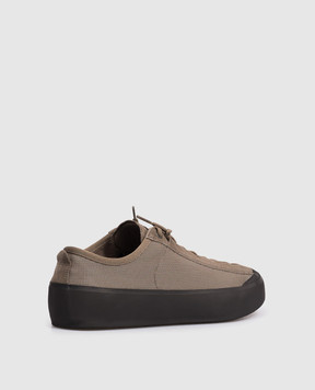 Stone Island Brown sneakers with logo L1SFWS100010S0448