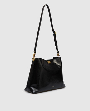 Dolce&Gabbana Vittoria black glossy leather bag BB7942AZ000