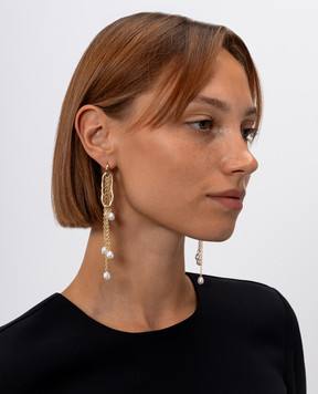 Twinset Gold earrings with beads 262TA4022
