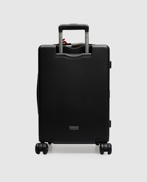 Off-White Black suitcase with textured Arrow emblem OWUNG02F26PL01