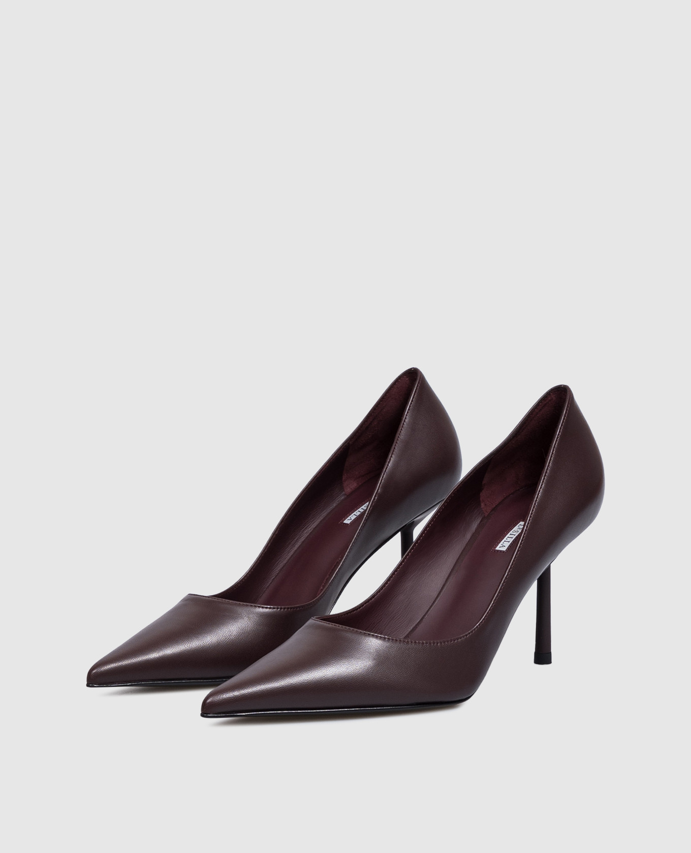 Bella burgundy leather shoes Le Silla 2