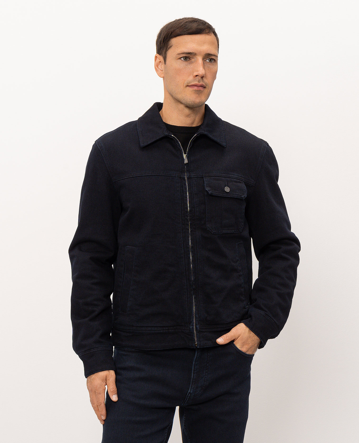 Blue denim jacket Trussardi 3