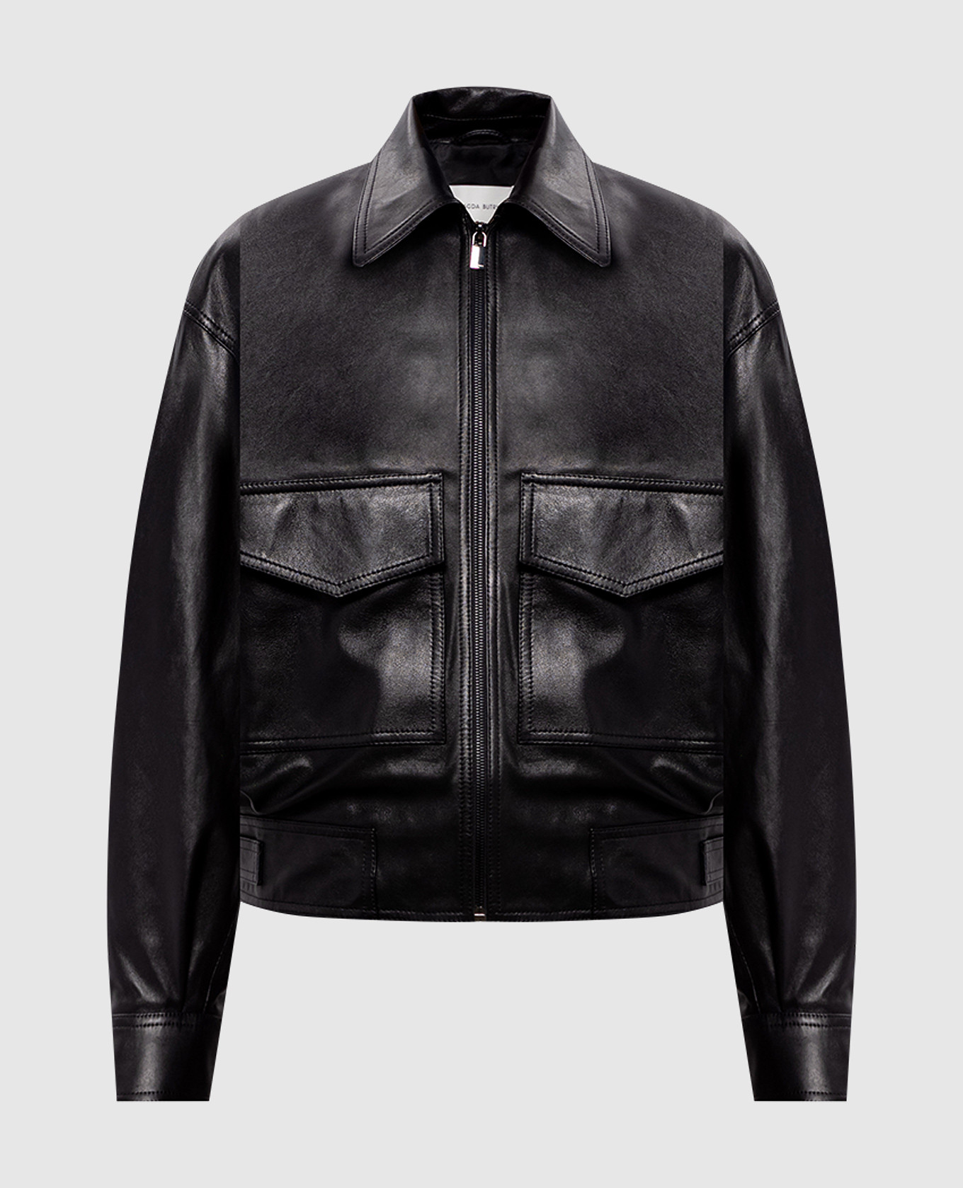 

Black leather jacket Magda Butrym