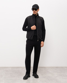 CAPOBIANCO Black vest 20M145NY00