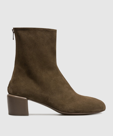 Flore brown suede ankle boots