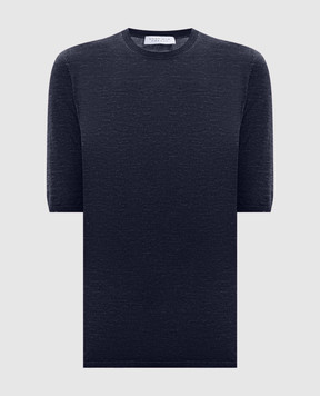 Gabriela Hearst Frank blue cashmere and silk top 3269833A118