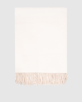 Brunello Cucinelli Reversible cashmere plaid with fringe MPLA98162L