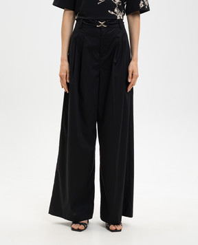 Twinset Black pants with belt 261TT2162