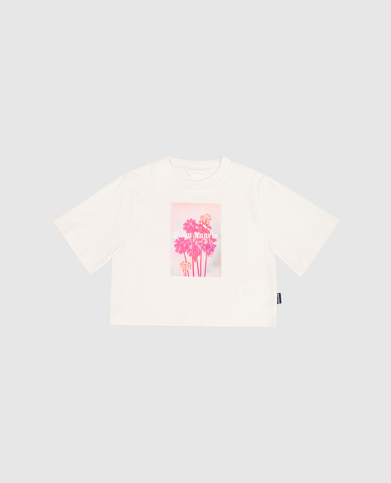 

Children's ivory T-shirt with print Palm Angels, Beige