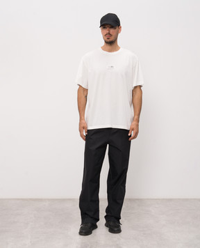 Maison Margiela MM6 White T-shirt with a patch SH0GC0071M20258