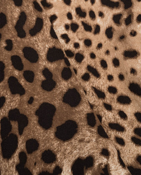 Dolce&Gabbana Children's skirt in animal print L5JIB8HS7LD46
