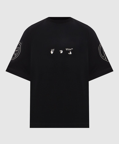 Black T-shirt with Ne i Ghbourhood print