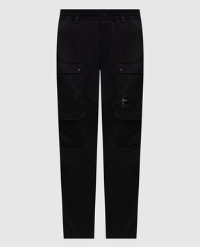 C.P. Company Black cargo pants MPA188A110475G