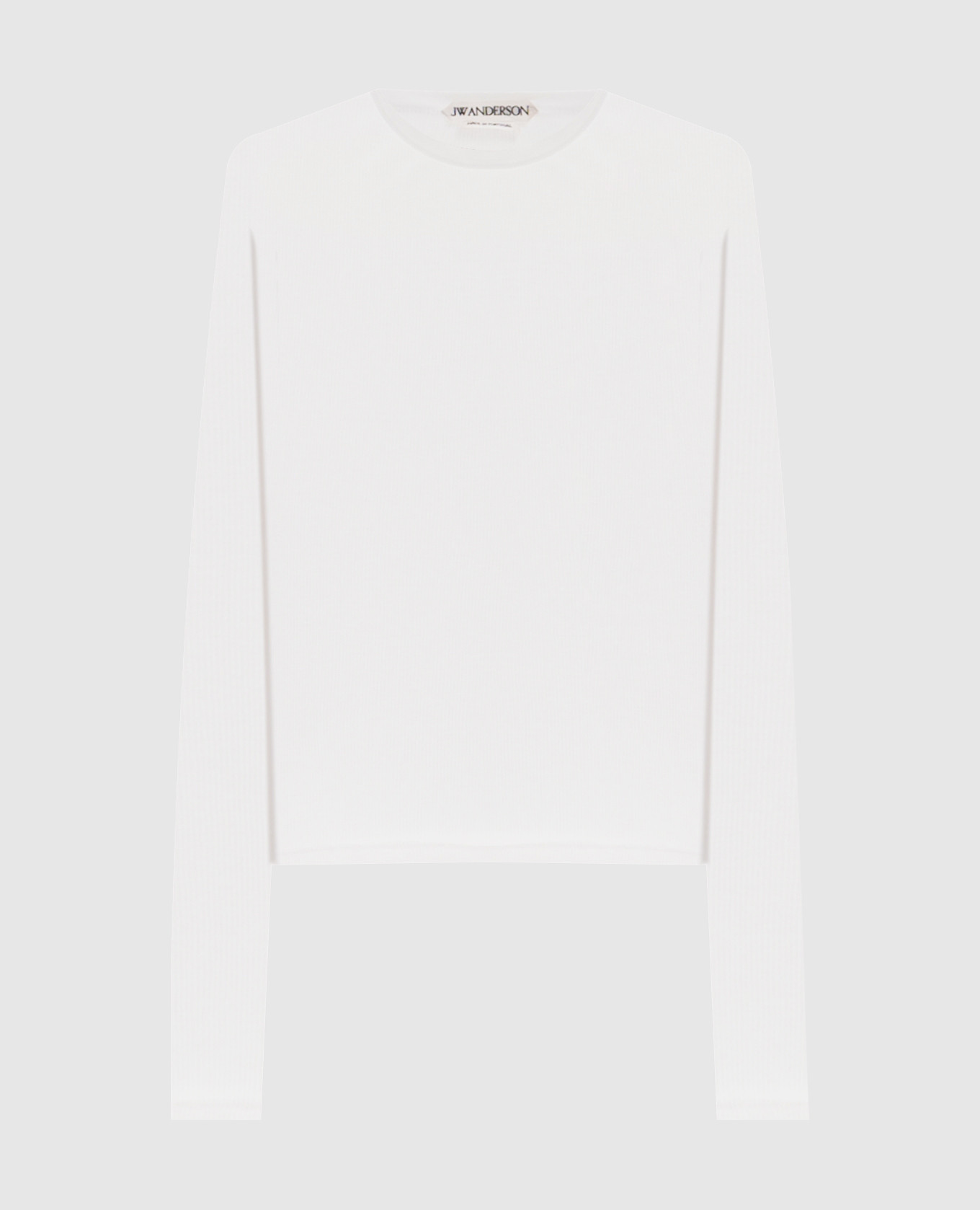 White ribbed long sleeve
