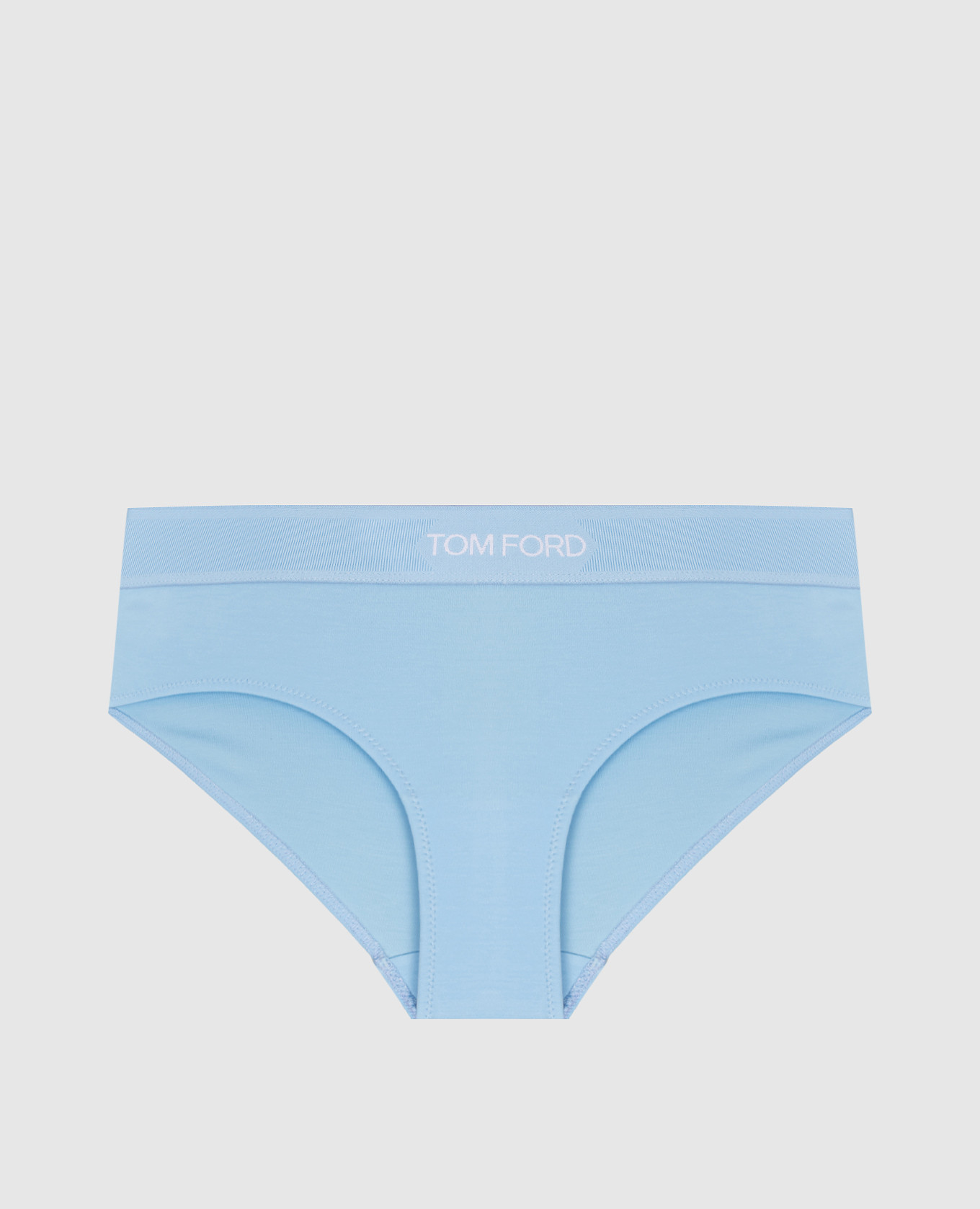 

Blue panties with logo pattern Tom Ford, Light blue