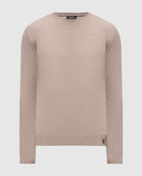 Stefano Ricci Beige wool, silk and cashmere jumper KE08004G01E26374