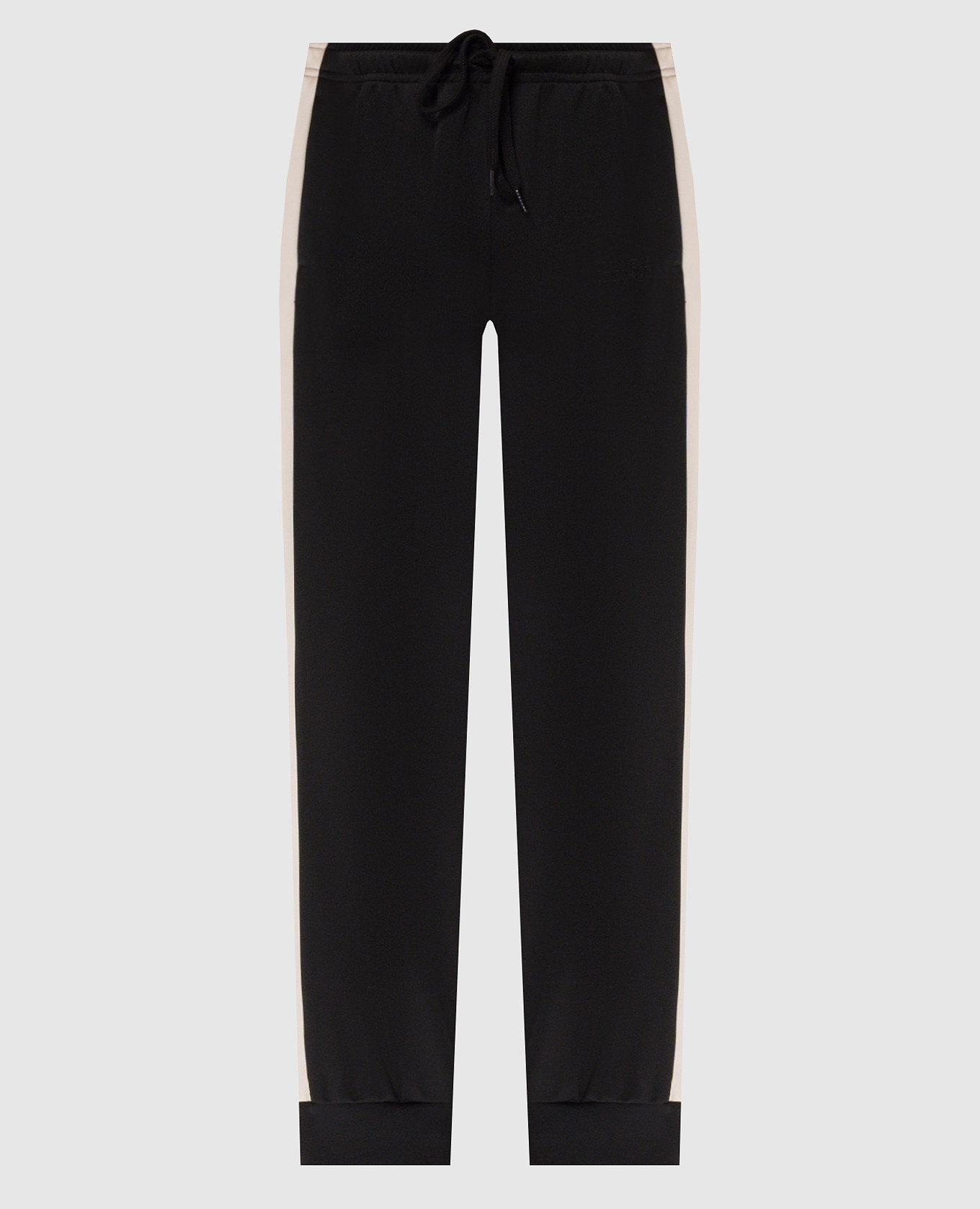 Black joggers with logo embroidery Maison Margiela MM6