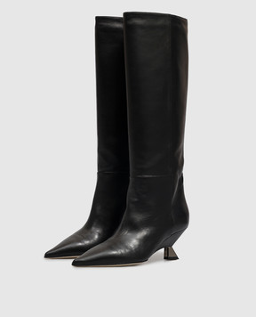 Benedetta Boroli Ashley black leather boots ASHLEY