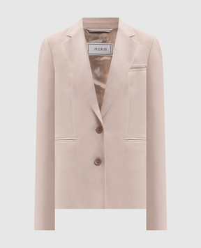 Peserico Beige wool jacket with lurex A0120203359