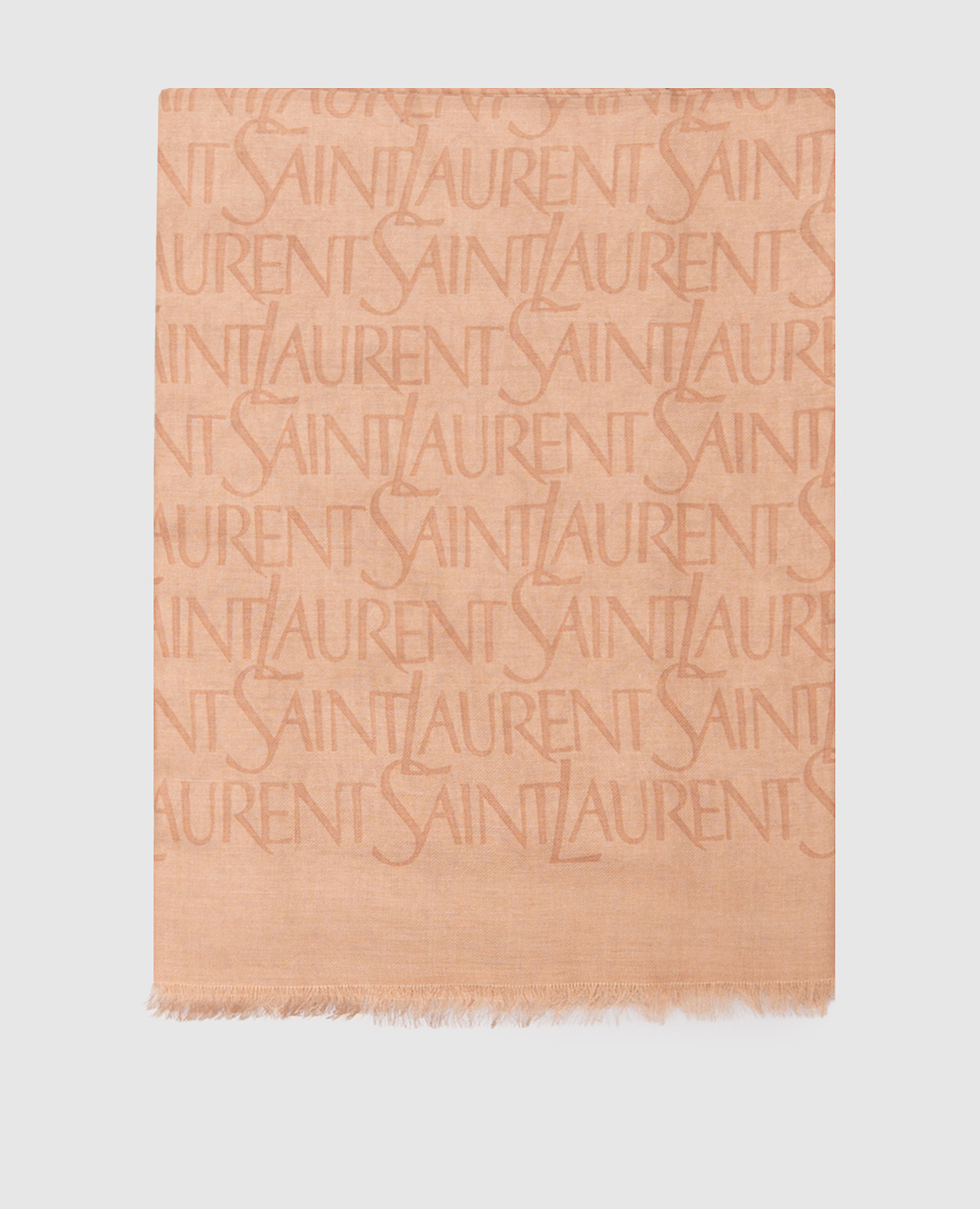 

Beige cashmere scarf Saint Laurent