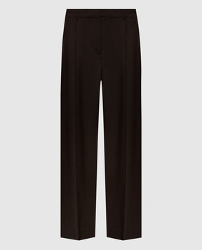Toteme Brown wool pants 261WRB0340FB0552