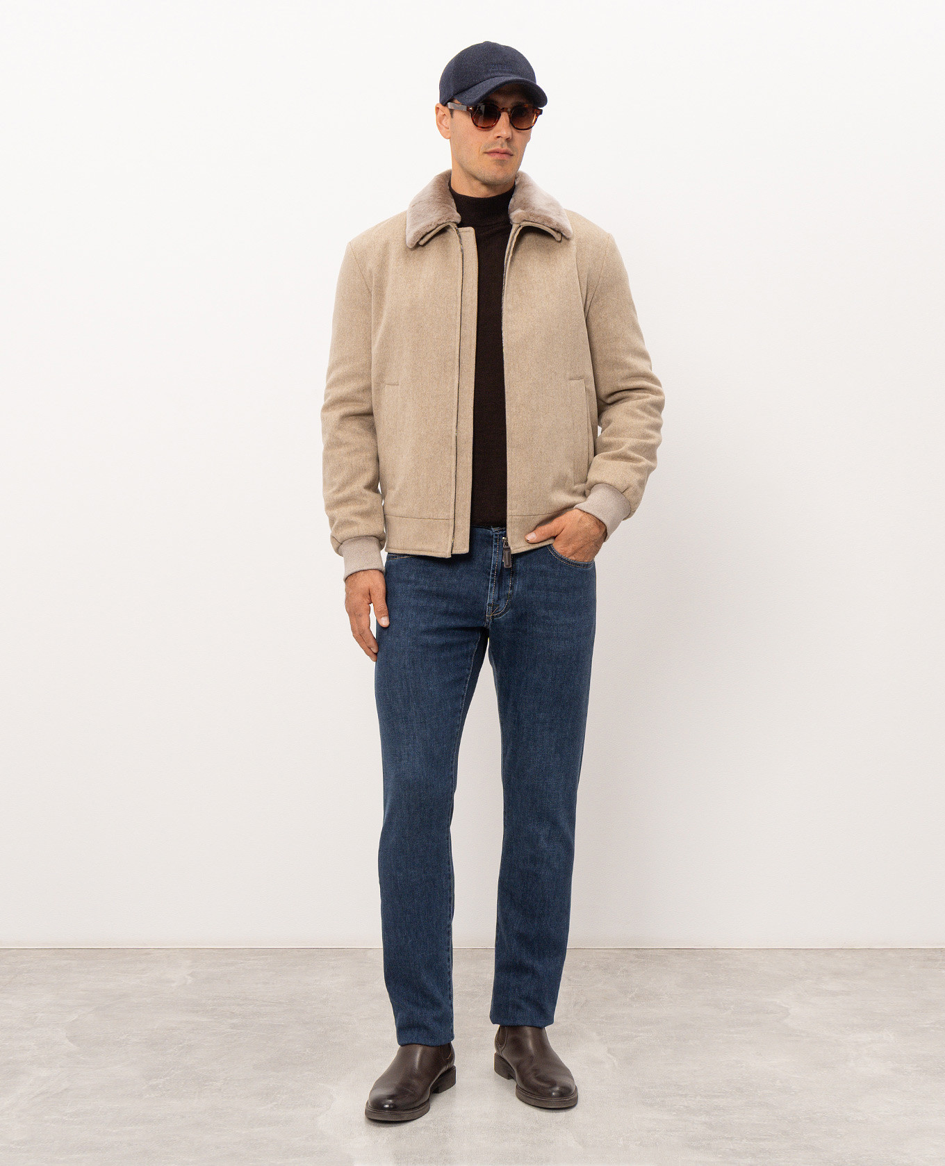 Brown jumper Cashmere&Whiskey 2