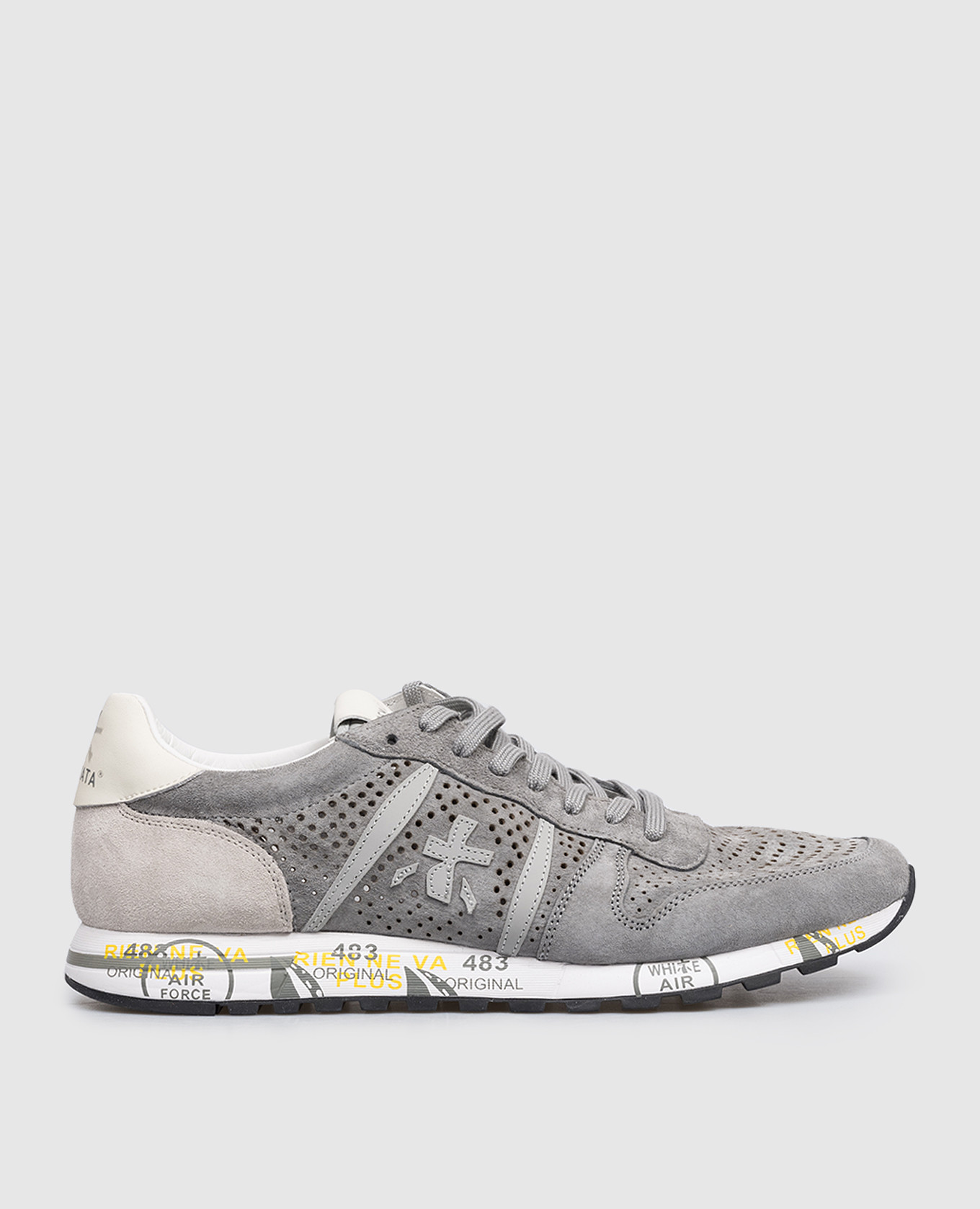 Grey suede sneakers ERIC