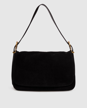 Twinset Black suede Liliane bag 262TD8240