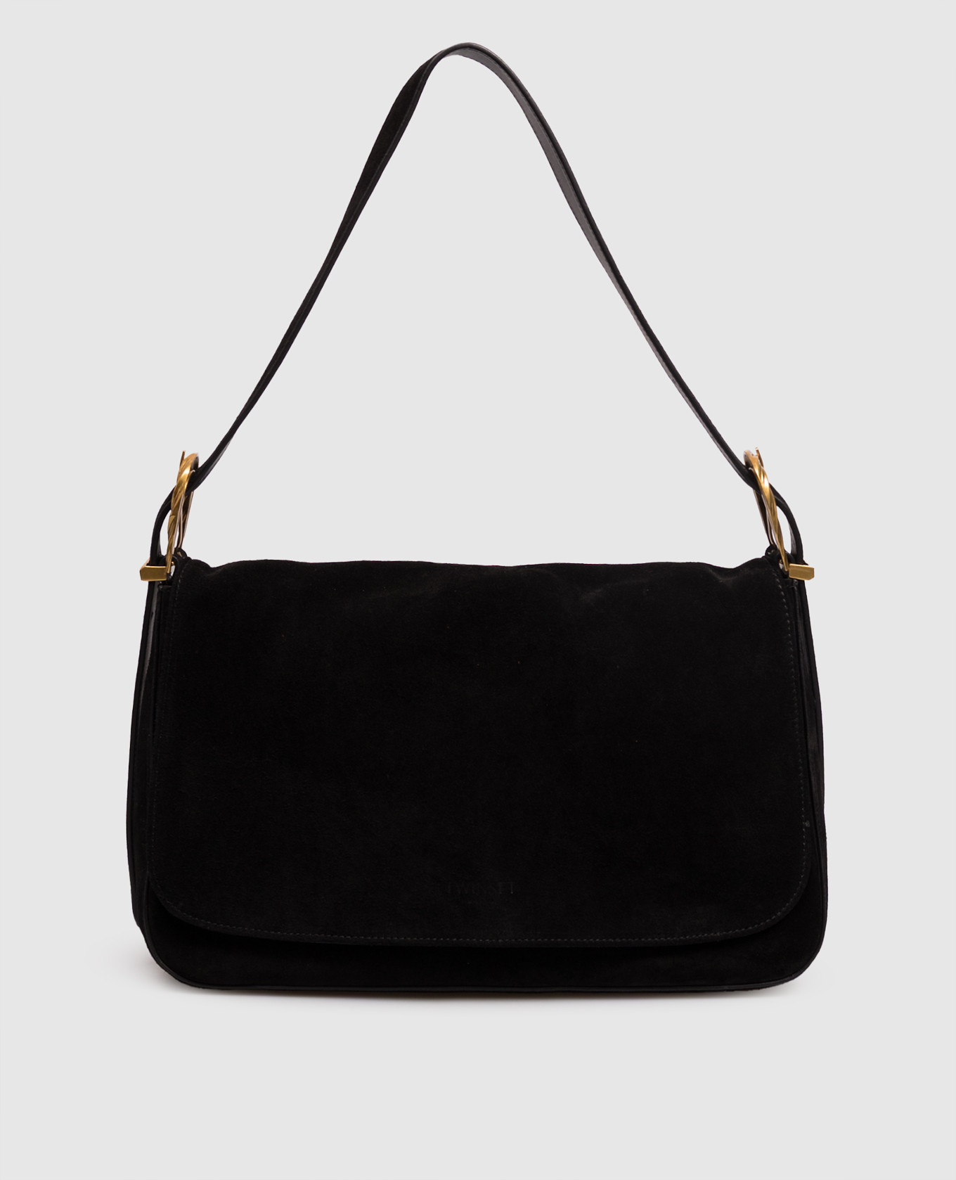 Black suede Liliane bag