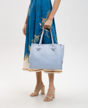 Gianni Chiarini MARCELLA blue leather tote bag BS9330BBLTU