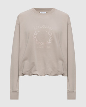 Brunello Cucinelli Beige sweatshirt with print MH827HZ500