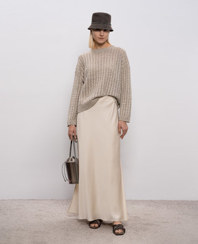 Brunello Cucinelli Beige maxi skirt M0H38G3396