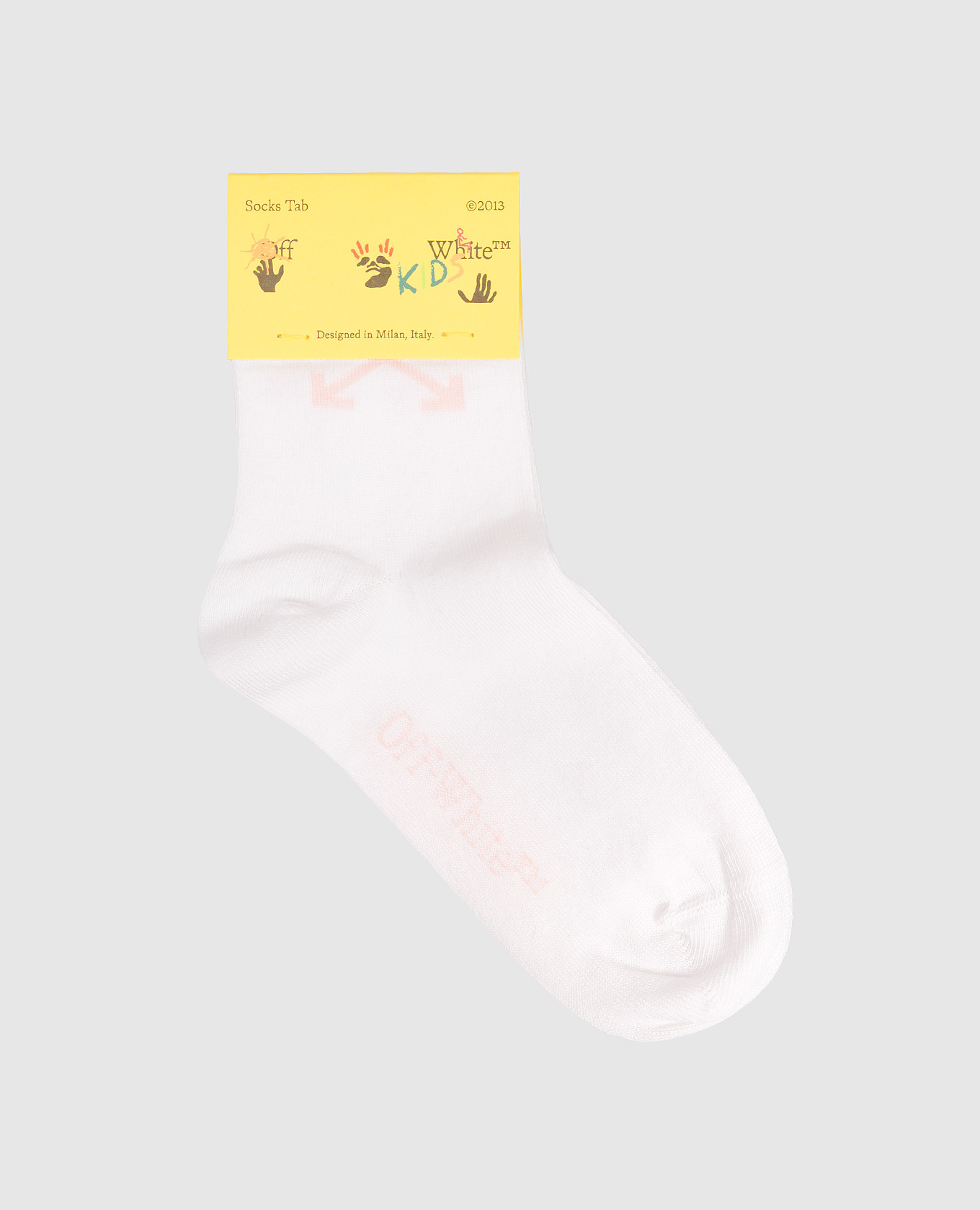 

Children's white socks with logo pattern Off-White