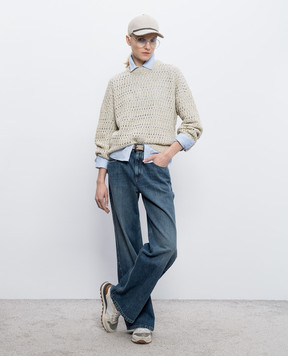 Brunello Cucinelli Beige linen jumper MCO564700