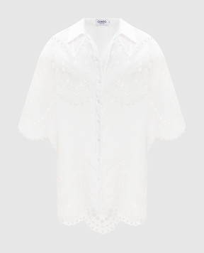 Charo Ruiz White elongated blouse Tao 263201