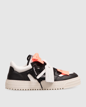 Off-White Black 3.0 Court combo sneakers OF06206101