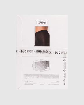 Wolford Set of black tights with wool 200 den 11336