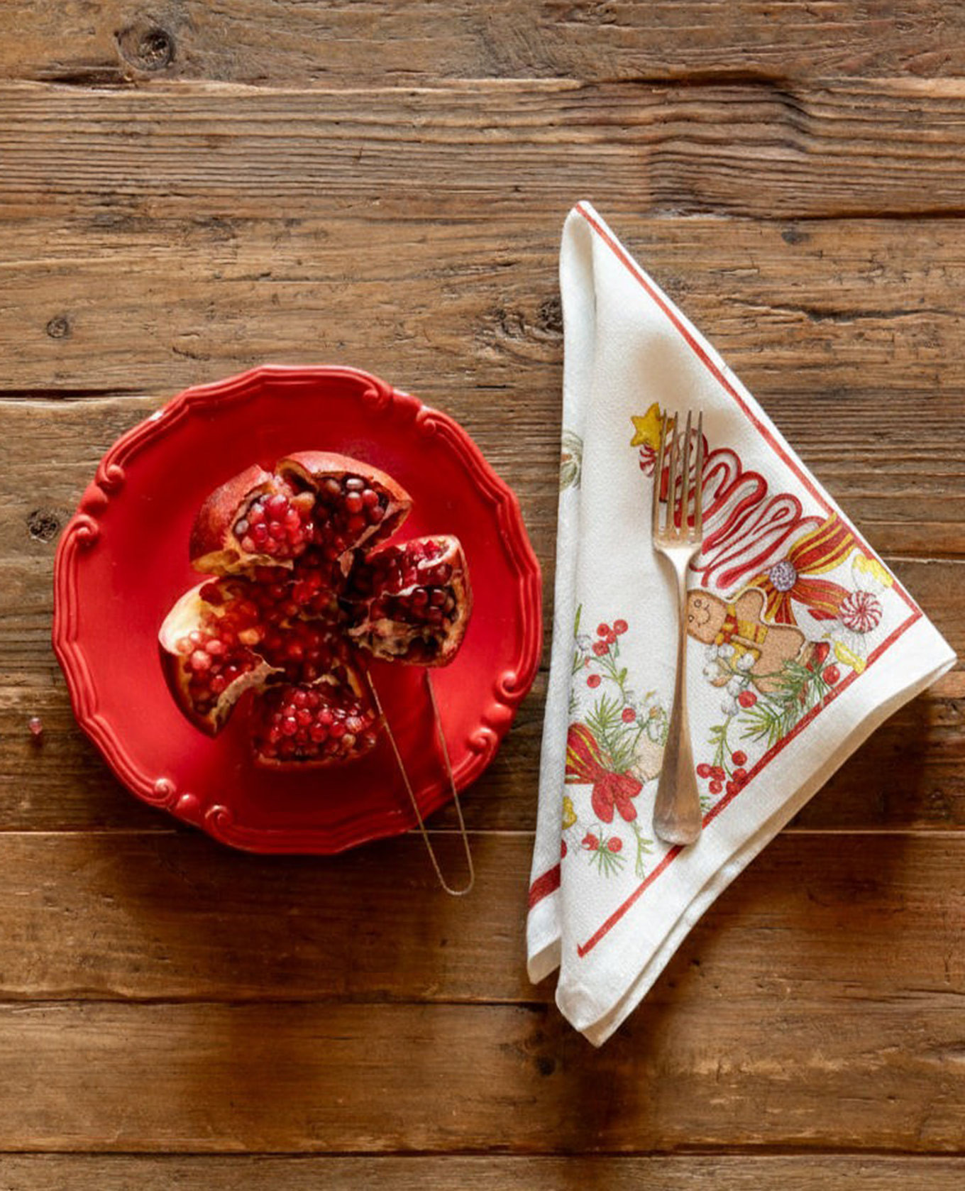 

Set of white linen napkins MARZAPEPE TESSITURA TOSCANA TELERIE