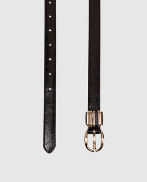 Twinset Black glossy belt 262TA4520