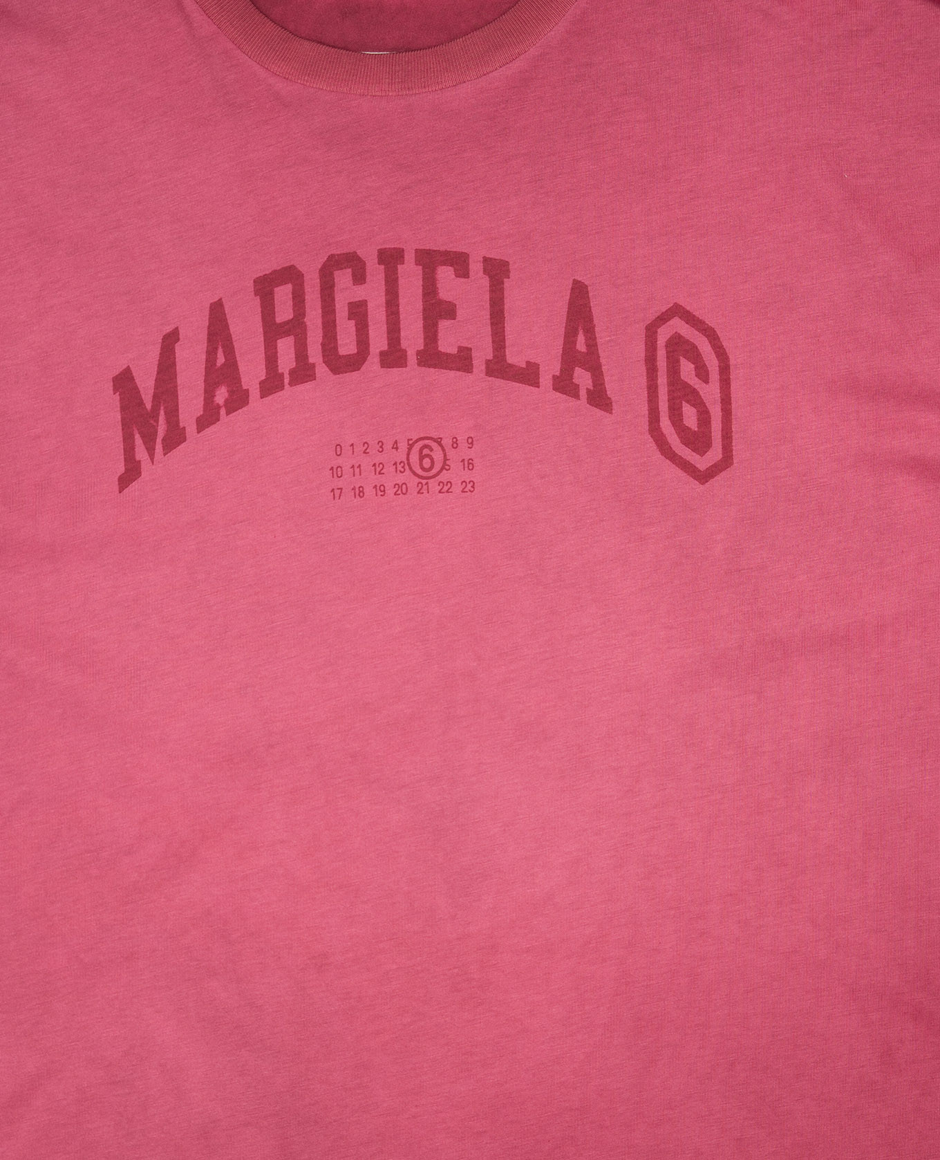 Children's pink T-shirt with logo print Maison Margiela MM6 3